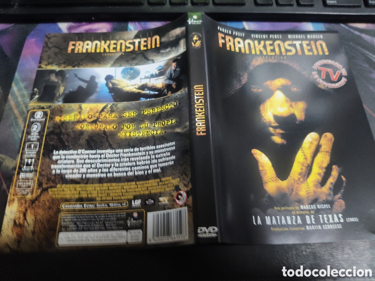 Cine: Car&aacute;tula DVD - Frankenstein - Foto 1