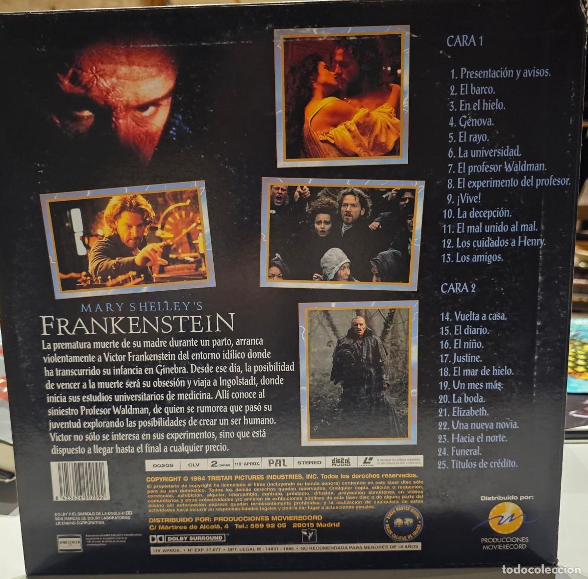 Cine: Laserdisc Mary Shelleys Frankenstein - Foto 2