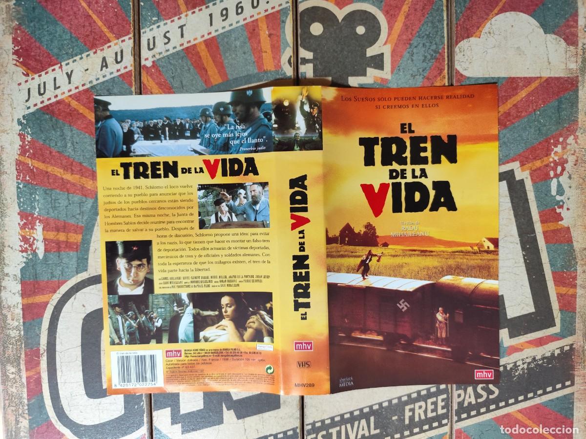 Cine: Car&aacute;tula VHS El tren de la vida - Foto 1