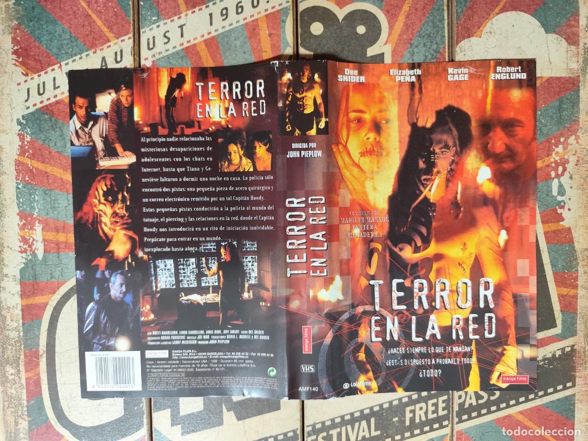 Cine: Car&aacute;tula VHS Terror en la red - Foto 1