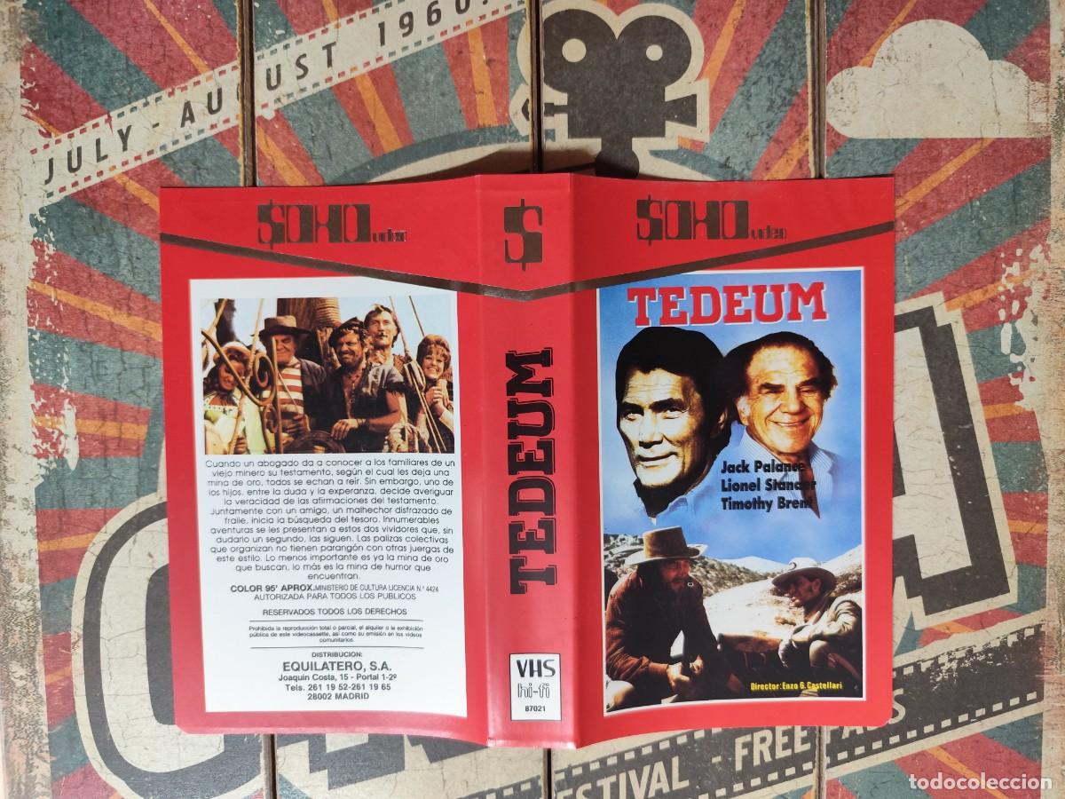 Cine: Car&aacute;tula VHS Tedeum Soho video - Foto 1