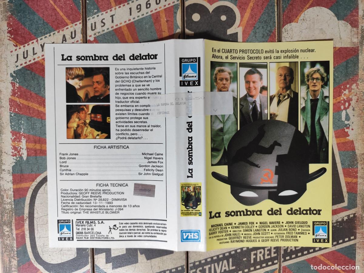 Cine: Car&aacute;tula VHS La sombra del delator - Foto 1