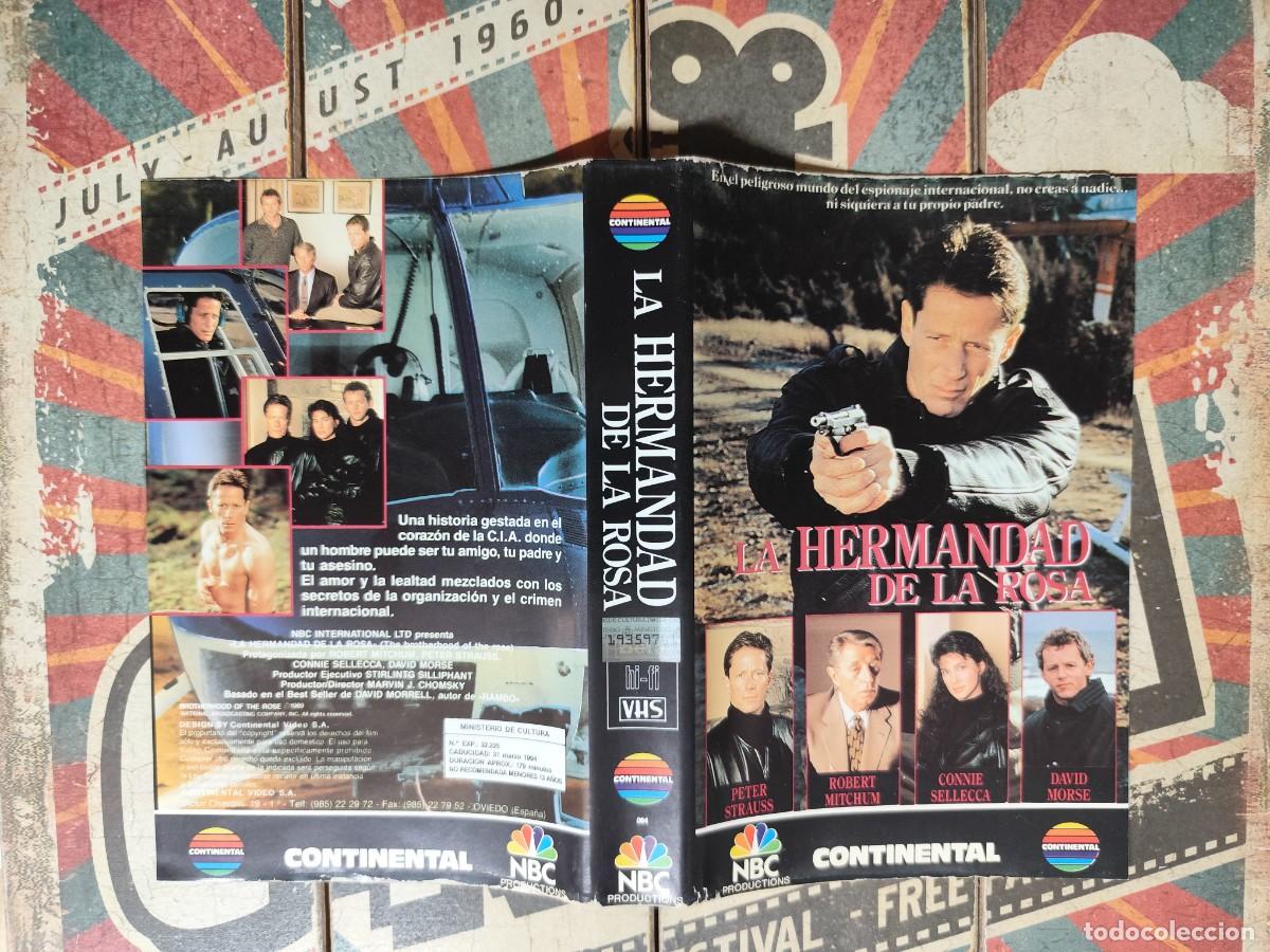 Cine: Car&aacute;tula VHS La hermandad de la rosa - Foto 1