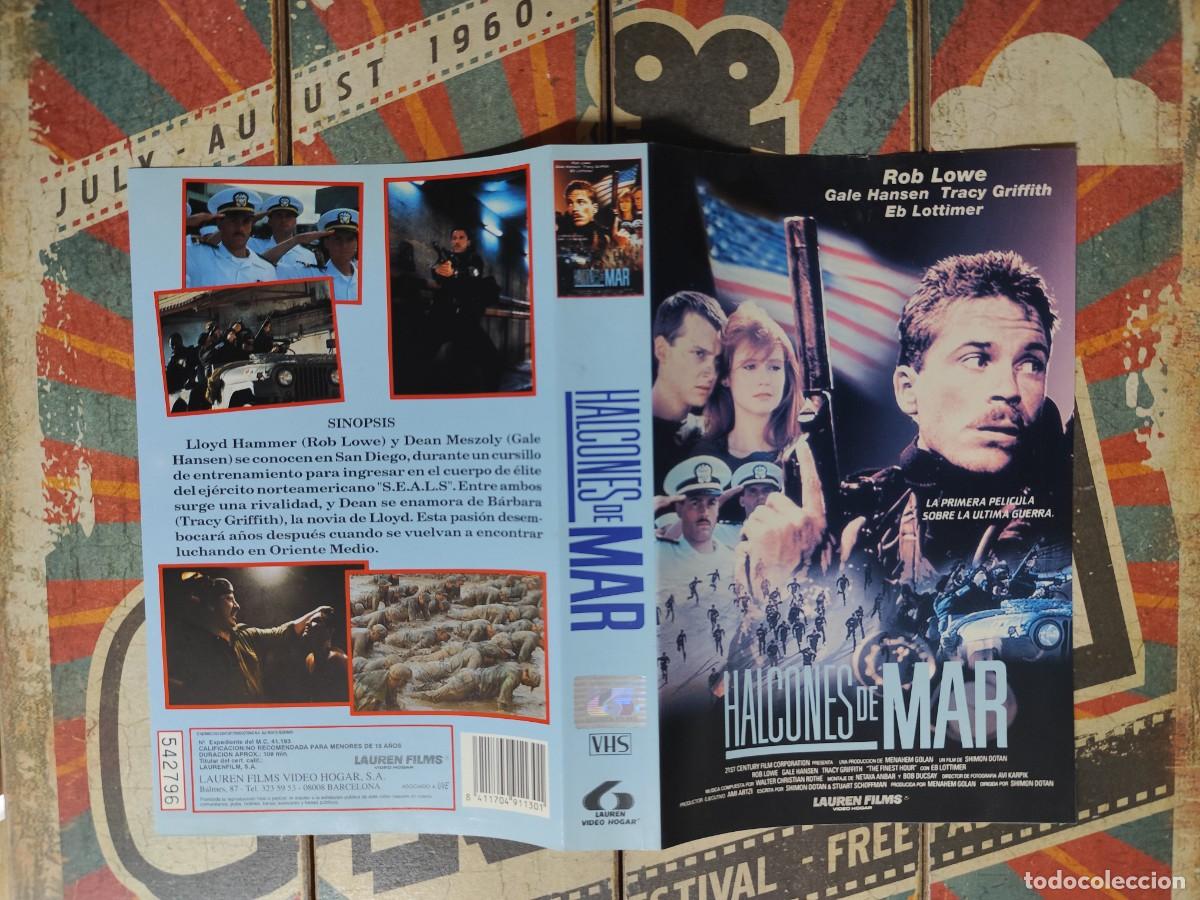 Cine: Car&aacute;tula VHS Halcones de mar - Foto 1