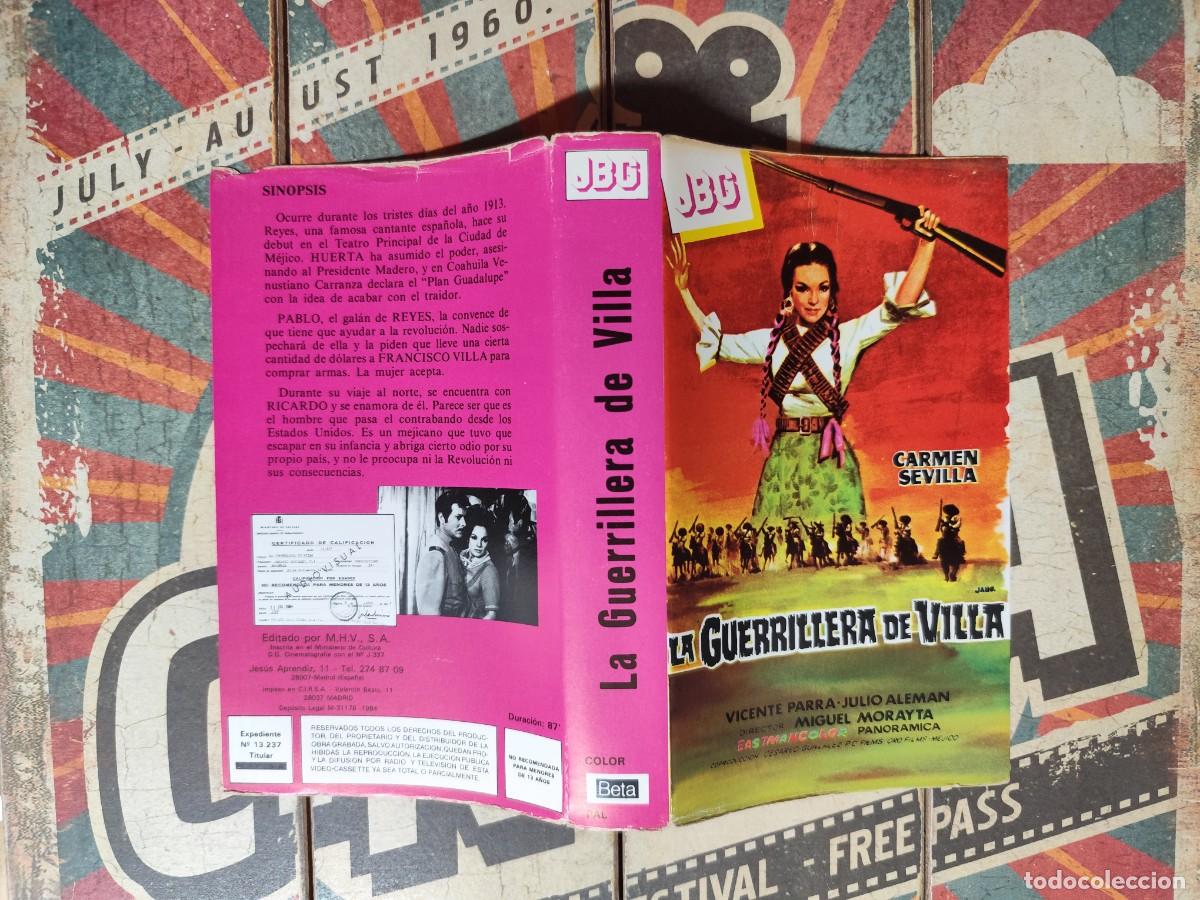 Cine: Car&aacute;tula Beta La guerrillera de Villa - Foto 1