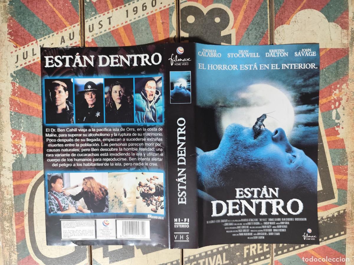 Cine: Car&aacute;tula VHS Est&aacute;n dentro - Foto 1