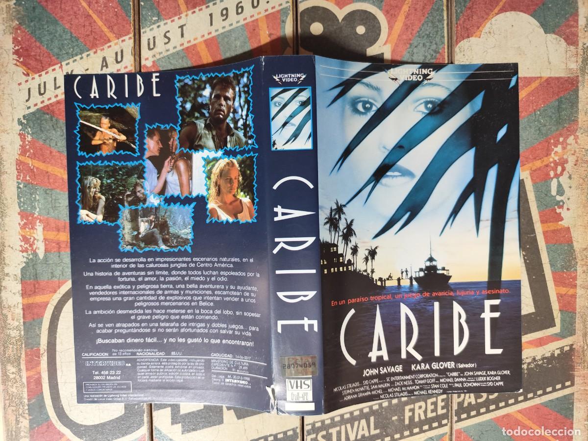Cine: Car&aacute;tula VHS . Caribe - Foto 1
