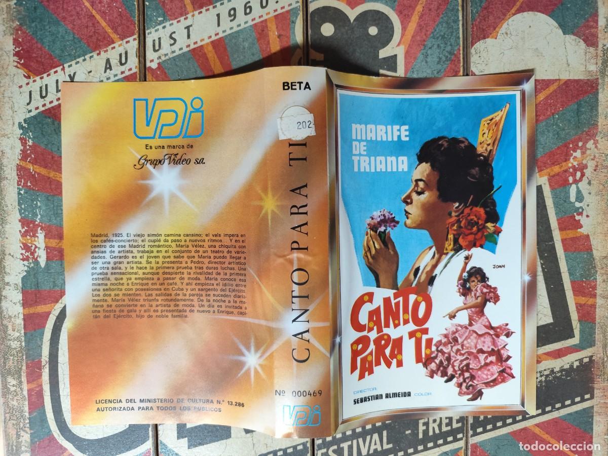 Cine: Car&aacute;tula Beta Canto para ti - Foto 1
