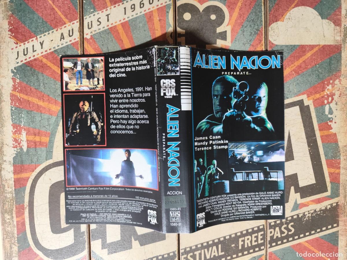 Cine: Car&aacute;tula VHS Alien nacion - Foto 1