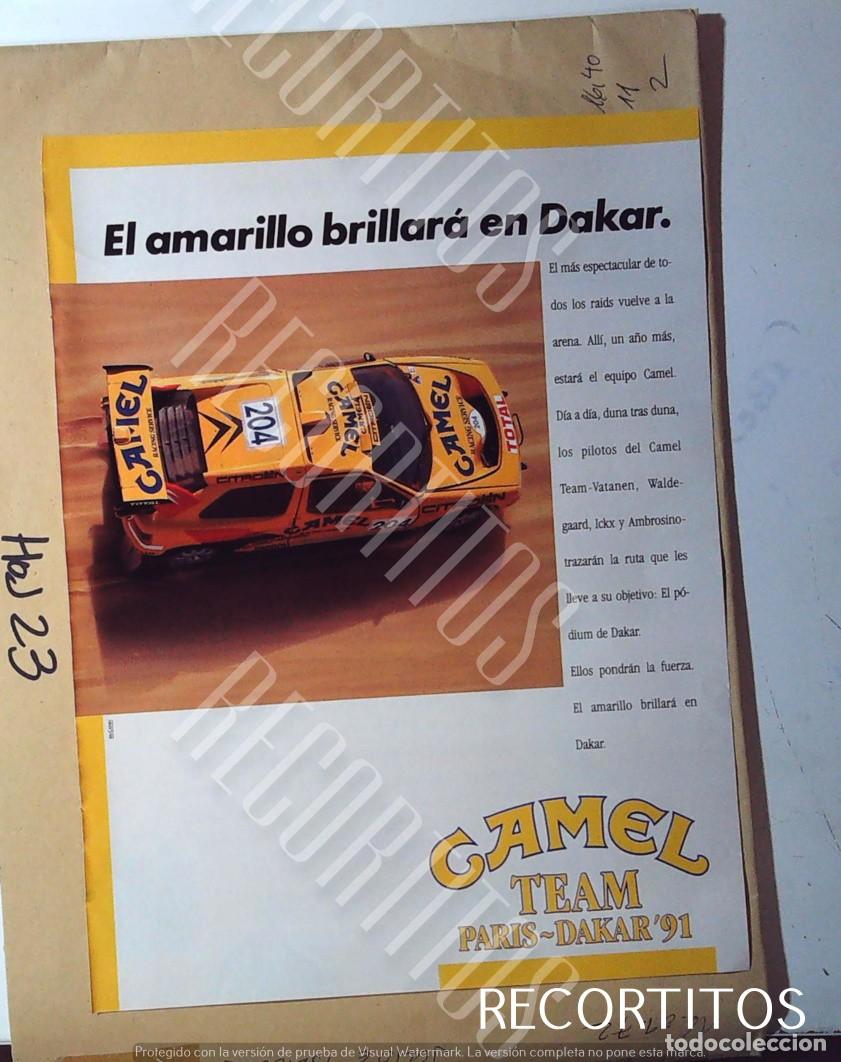 Cine: camel team paris dakar 91 - Foto 1