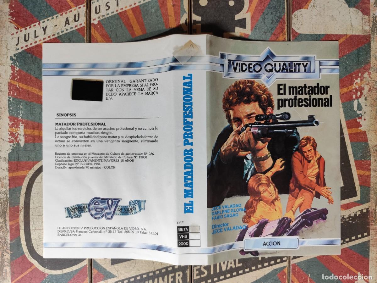Cine: Car&aacute;tula Beta El matador profesional - Foto 1