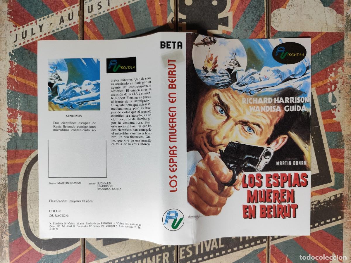 Cine: Car&aacute;tula Beta Los esp&iacute;as mueren en Beirut - Foto 1