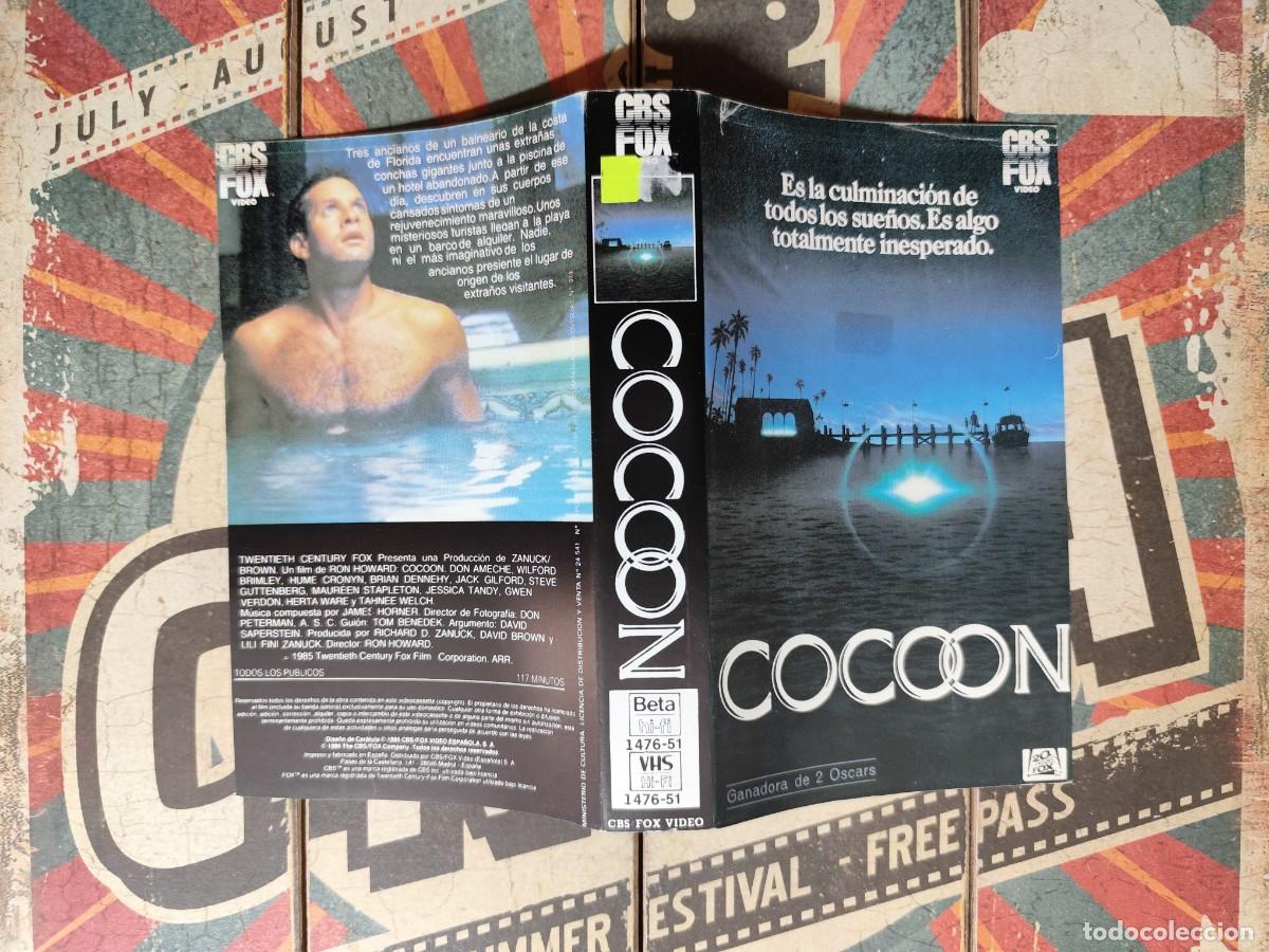 Cine: Car&aacute;tula Beta y VHS Cocoon - Foto 1