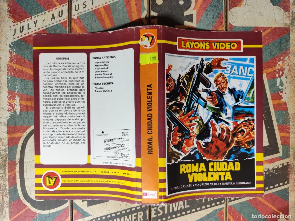 Cine: Car&aacute;tula Beta Roma ciudad violenta - Foto 1