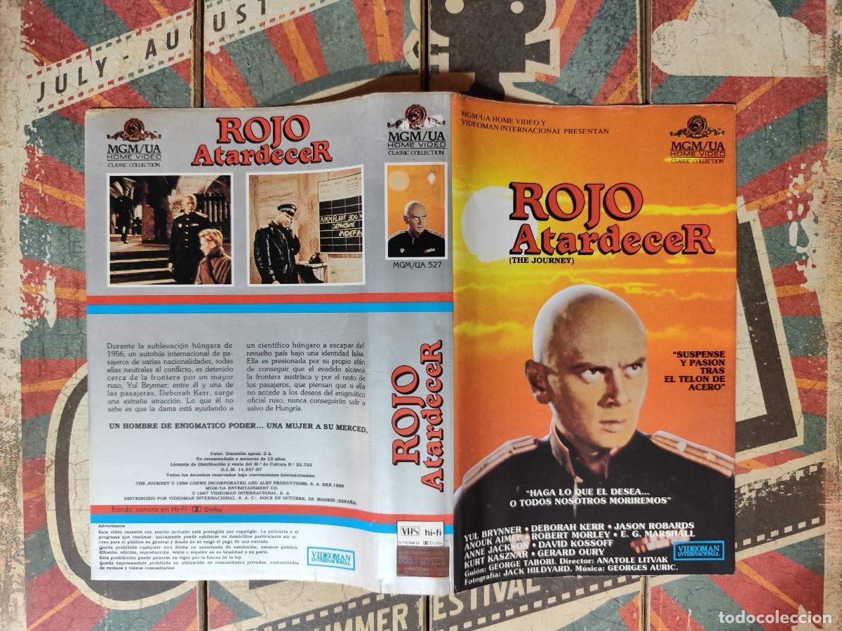 Cine: Car&aacute;tula VHS Rojo atardecer - Foto 1