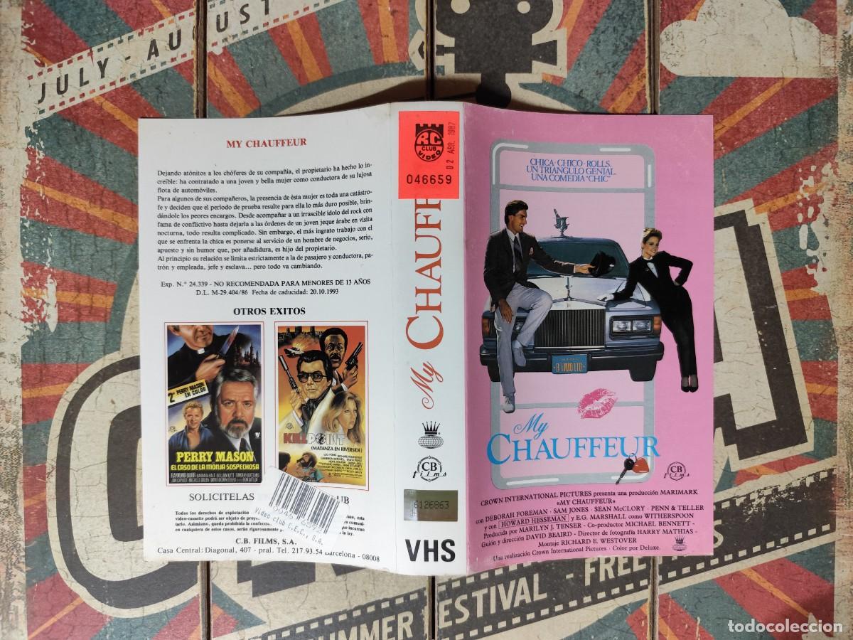 Cine: Car&aacute;tula VHS My chauffer - Foto 1
