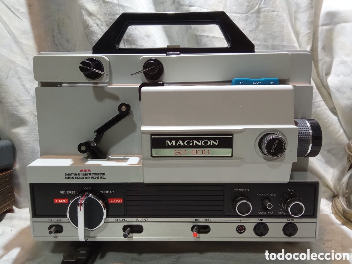 Cine: PROYECTOR MAGNON SD-800 PARA SUPER 8, FUNCIONANDO - Foto 2