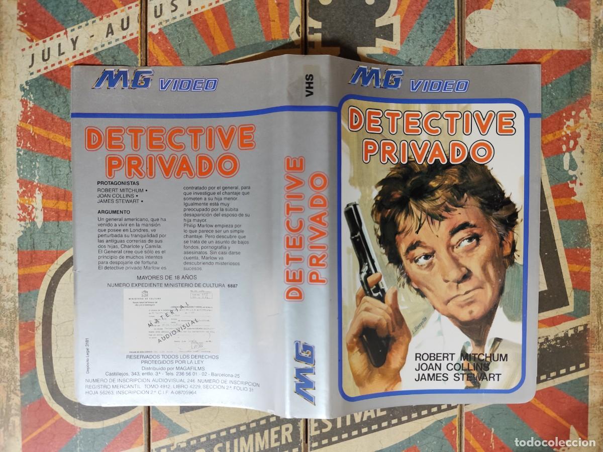 Cine: Car&aacute;tula VHS Detective privado - Foto 1