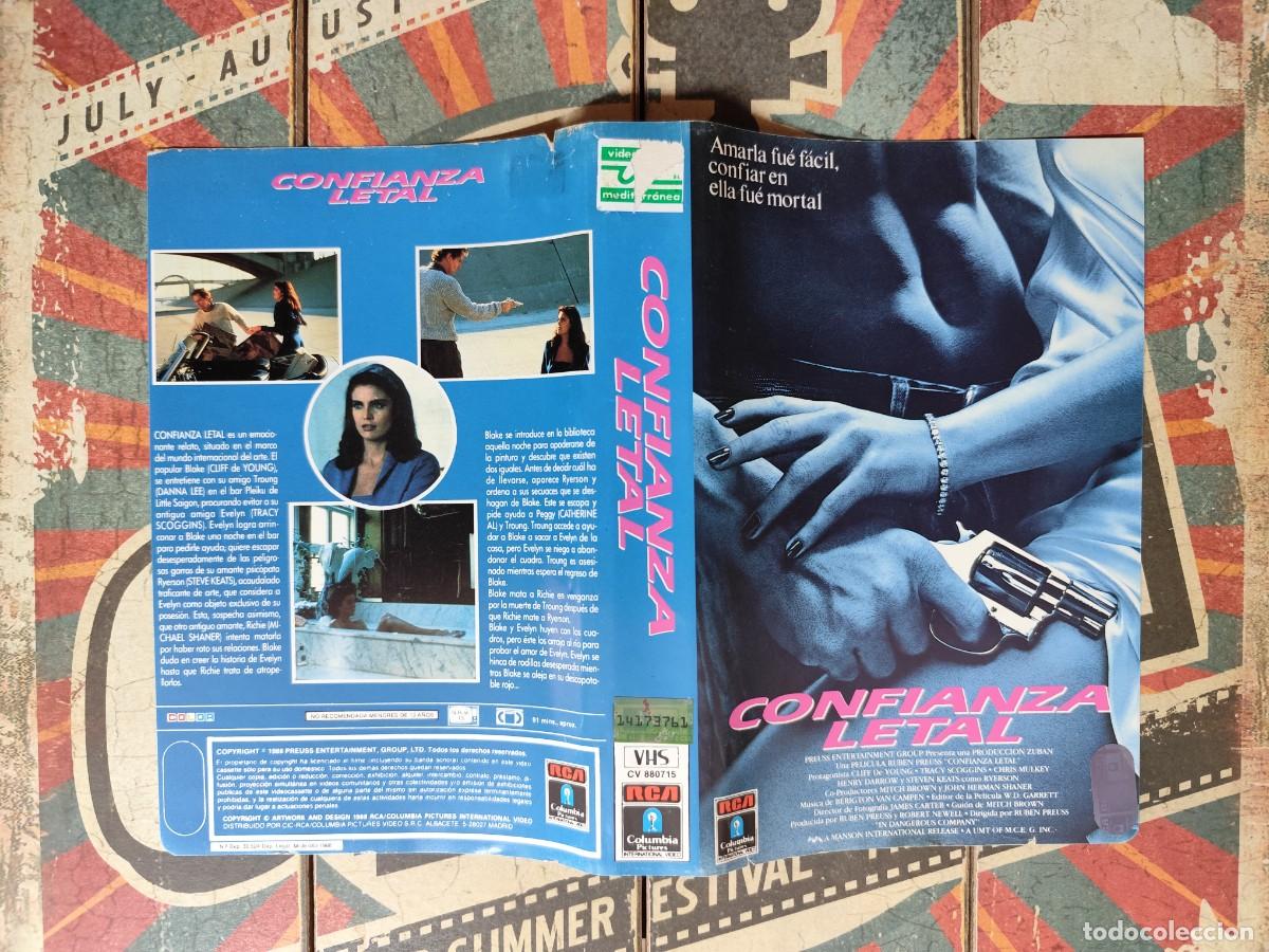 Cine: Car&aacute;tula VHS Confianza letal - Foto 1