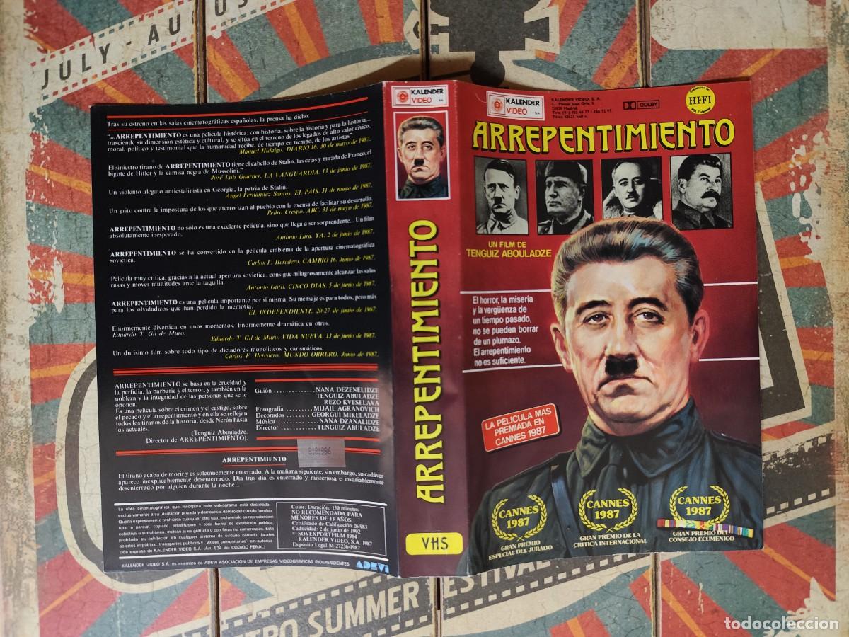 Cine: Car&aacute;tula VHS Arrepentimiento - Foto 1