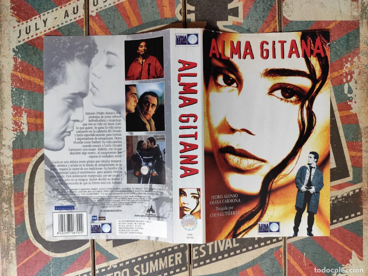 Cine: Car&aacute;tula VHS Alma gitana - Foto 1
