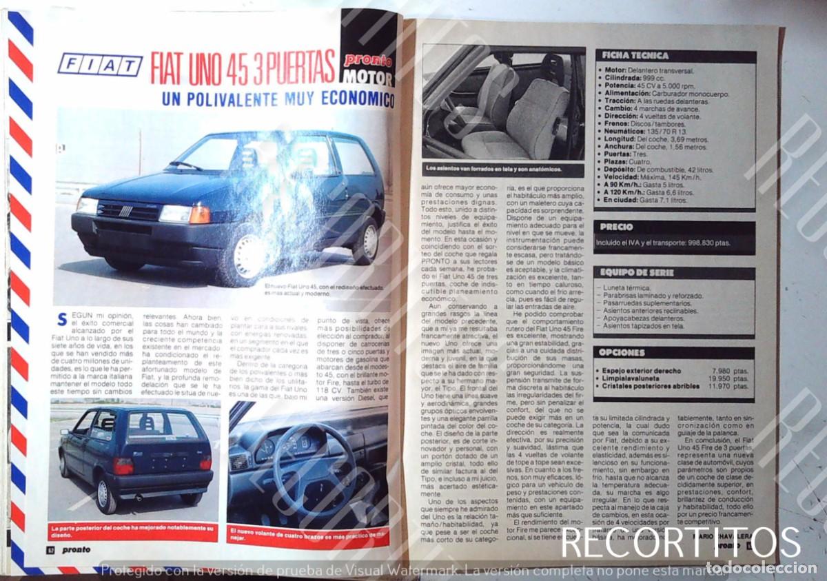 Cine: FIAT UNO 45 3 PUERTAS - Foto 1