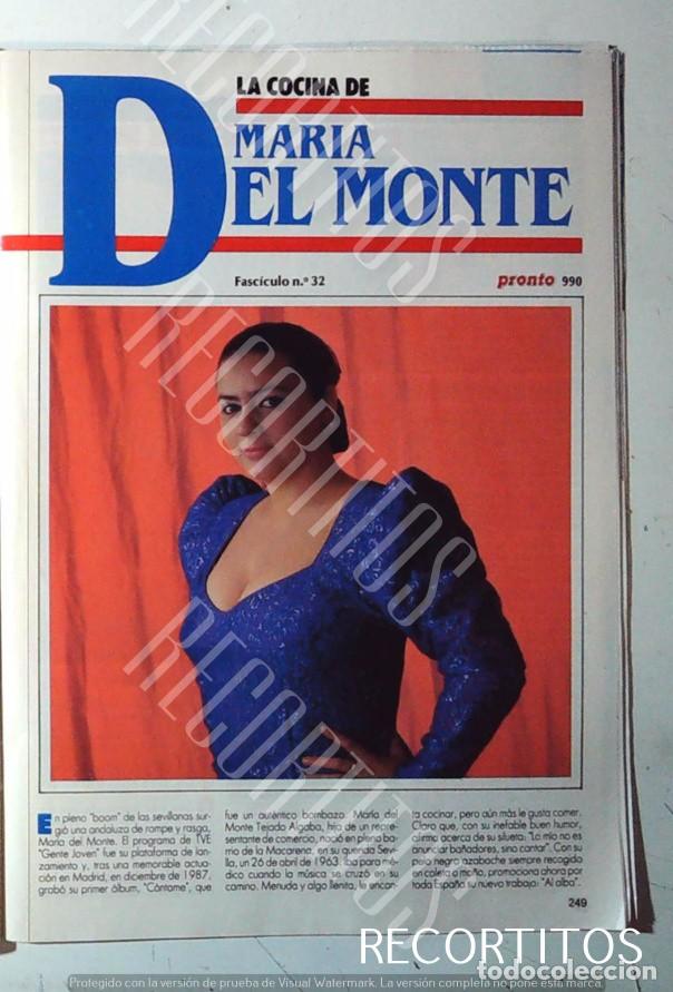 Cine: FASCICULO LA COCINA DE MARIA DEL MONTE - Foto 1