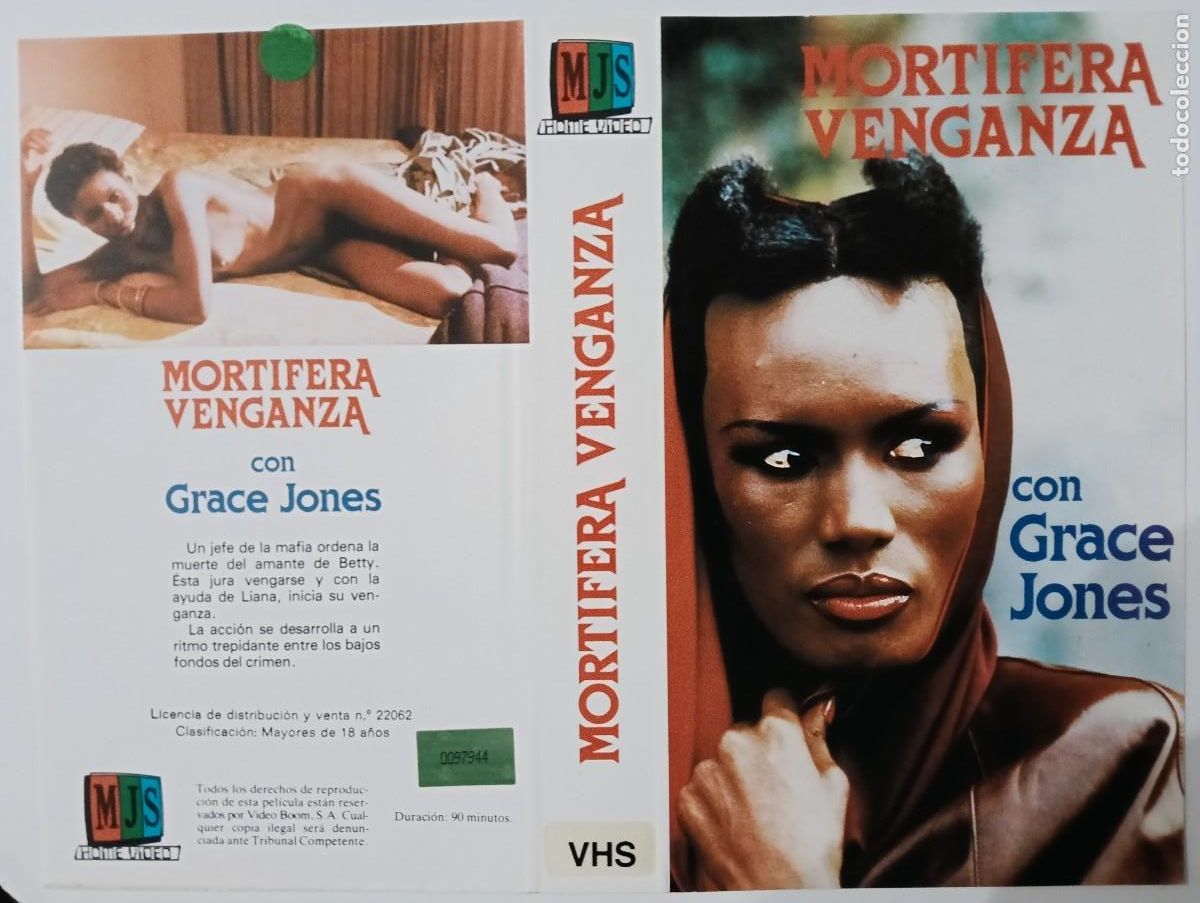 Kino: CARATULA - MORTIFERA VENGANZA MJA VHS