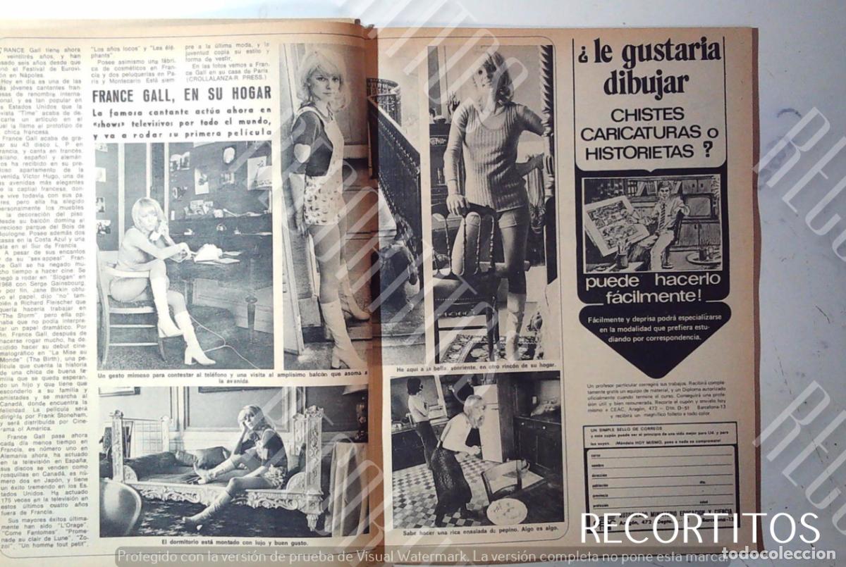 Cine: FRANCE GALL EN SU HOGAR - Foto 1
