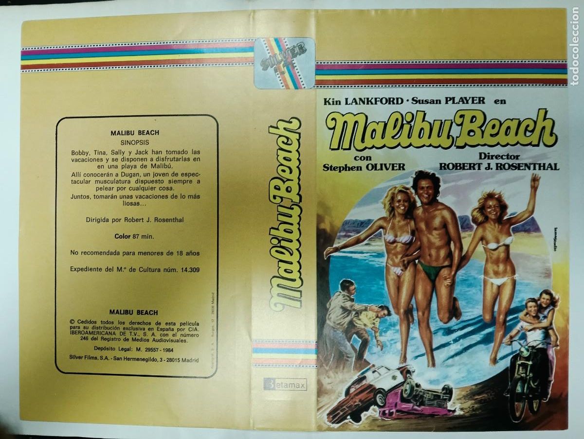 Cine: CARATULA - MALIBU BEACH SILVER BETA - Foto 1