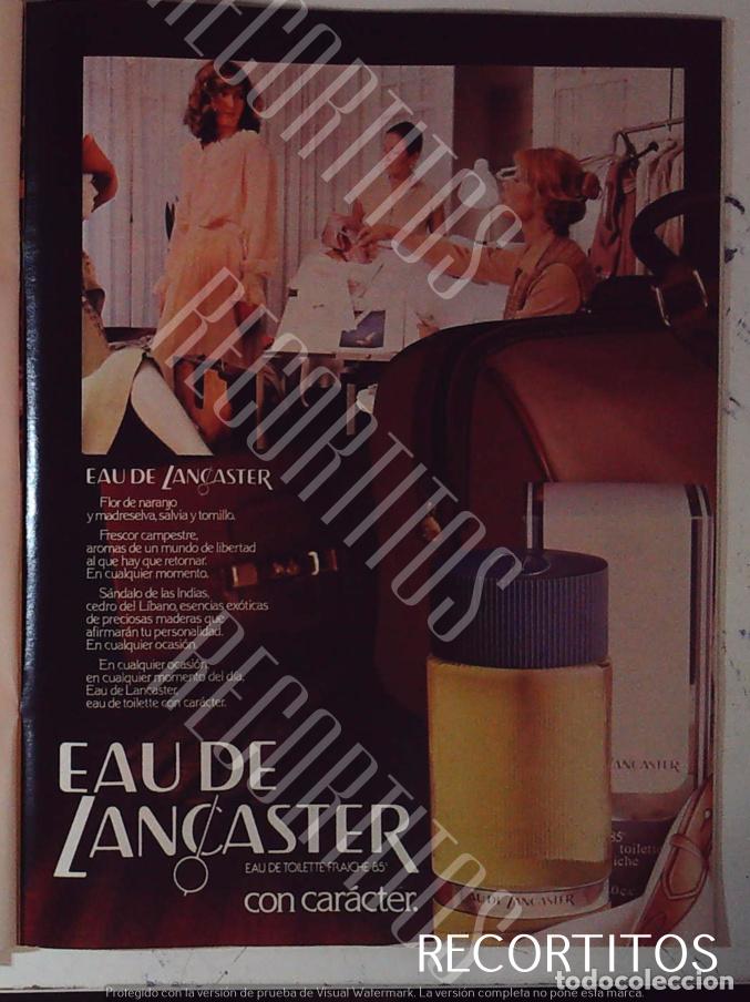 Cine: EAU DE LANCASTER ANUNCIO PUBLICIDAD - Foto 1