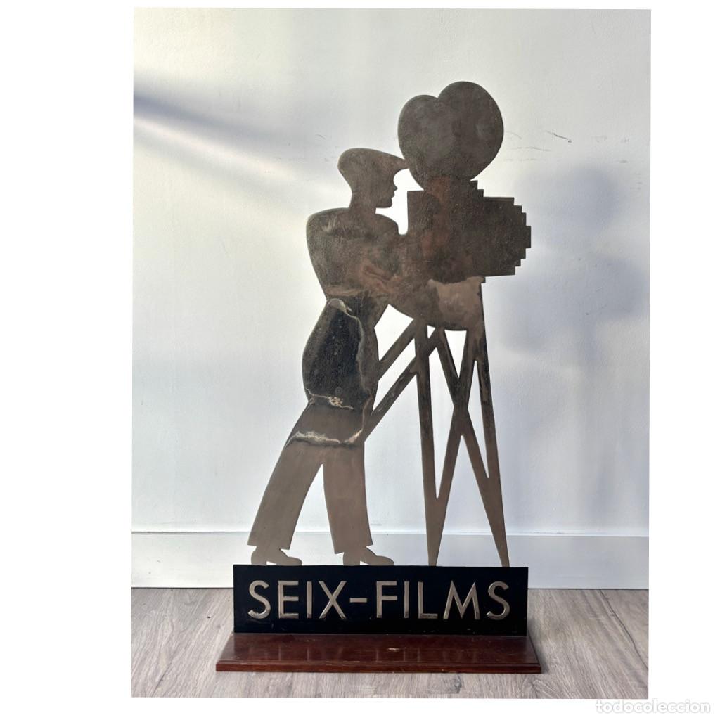 Cine: SEIX FILMS, Barcelona 1934-36. conjunto de 2 displays y 2 librerias de la productora.