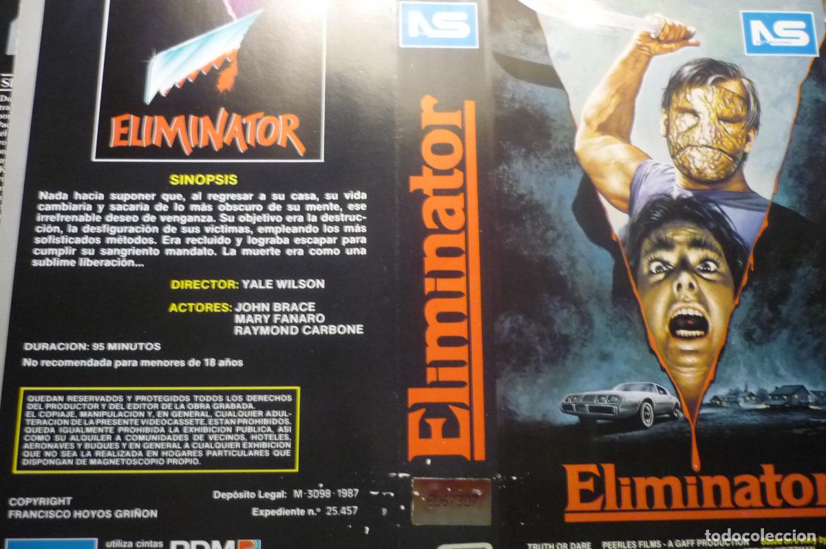 Cine: CARATULA VIDEO ELIMINATOR DIBUJO MAC - Foto 1