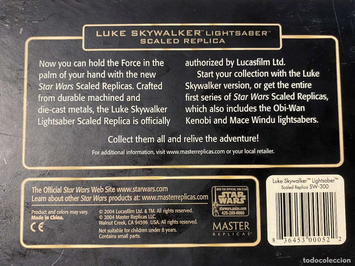 Cine: Sable Luke Skywalker. Master Replicas Escala .45 - Foto 4
