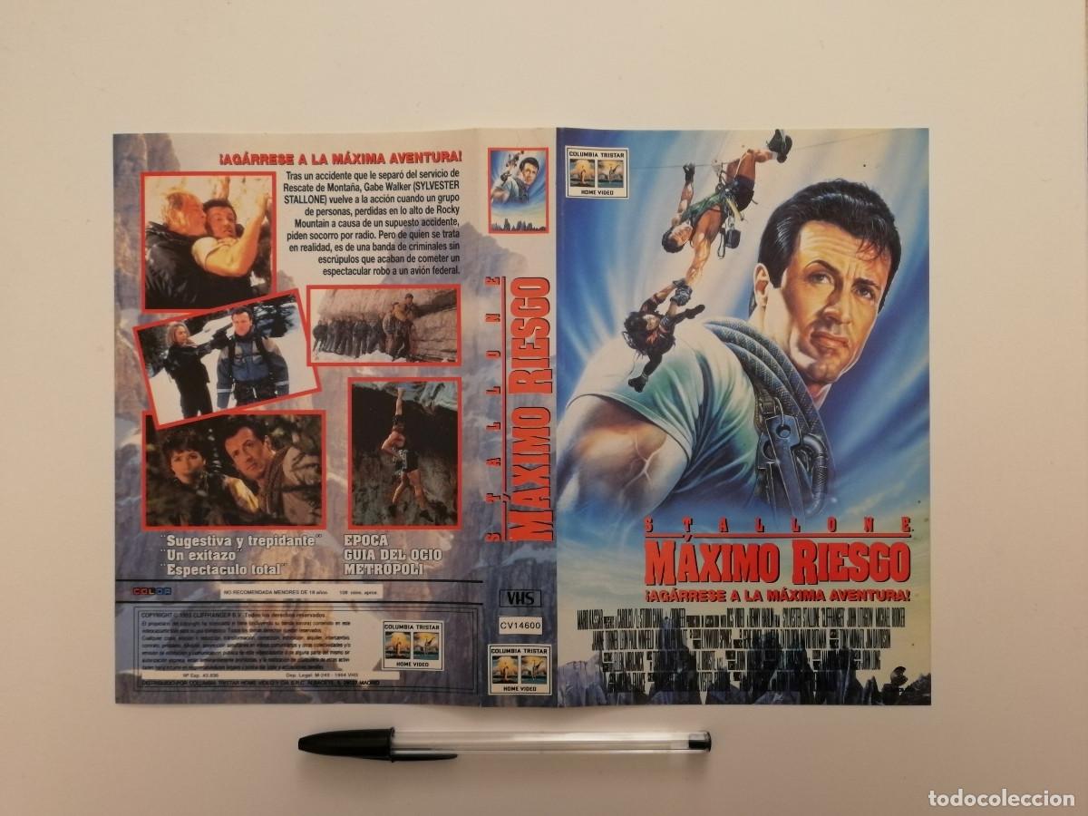 Cine: CARATULA ORIGINAL -A4- MAXIMO RIESGO - SYLVESTER STALLONE - Foto 1