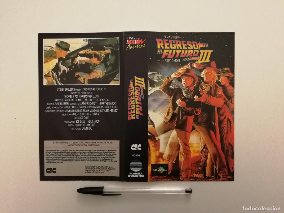 Cine: CARATULA ORIGINAL -A4- REGRESO AL FUTURO 3 - MICHAEL J FOX - ARCHIVO - CIENCIA FICCION