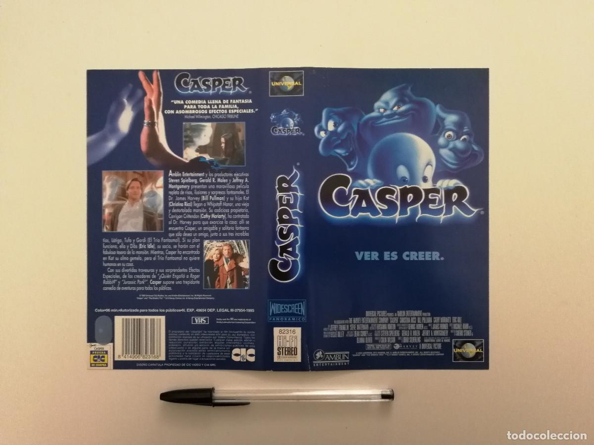 Cine: CARATULA ORIGINAL -A4- CASPER - INFANTIL
