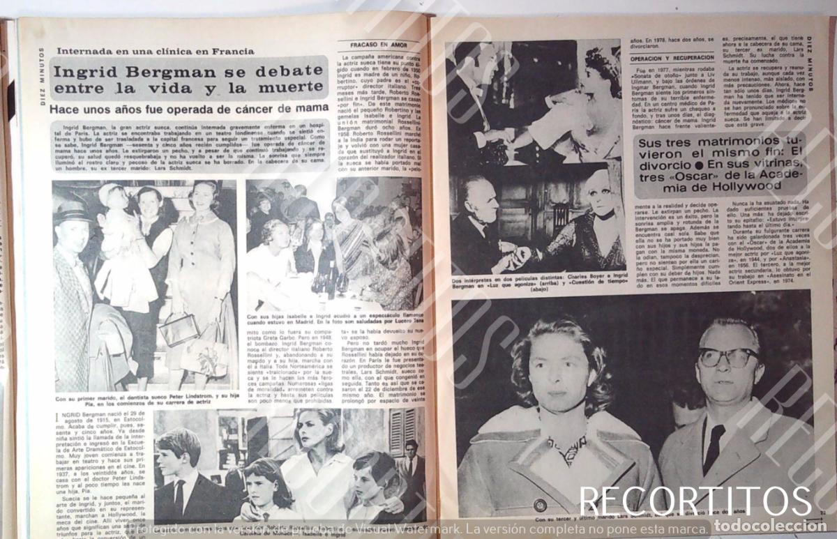 Cine: ROBERTO ROSSELLINI INGRID BERGMAN - Foto 1
