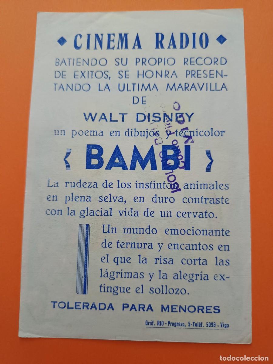Cine: PROGRAMA DE CINE BAMBI - Foto 2