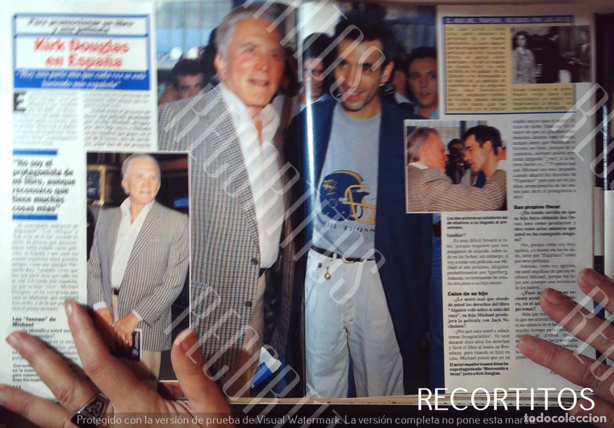 Cine: KIRK DOUGLAS CON IMANOL ARIAS - Foto 1