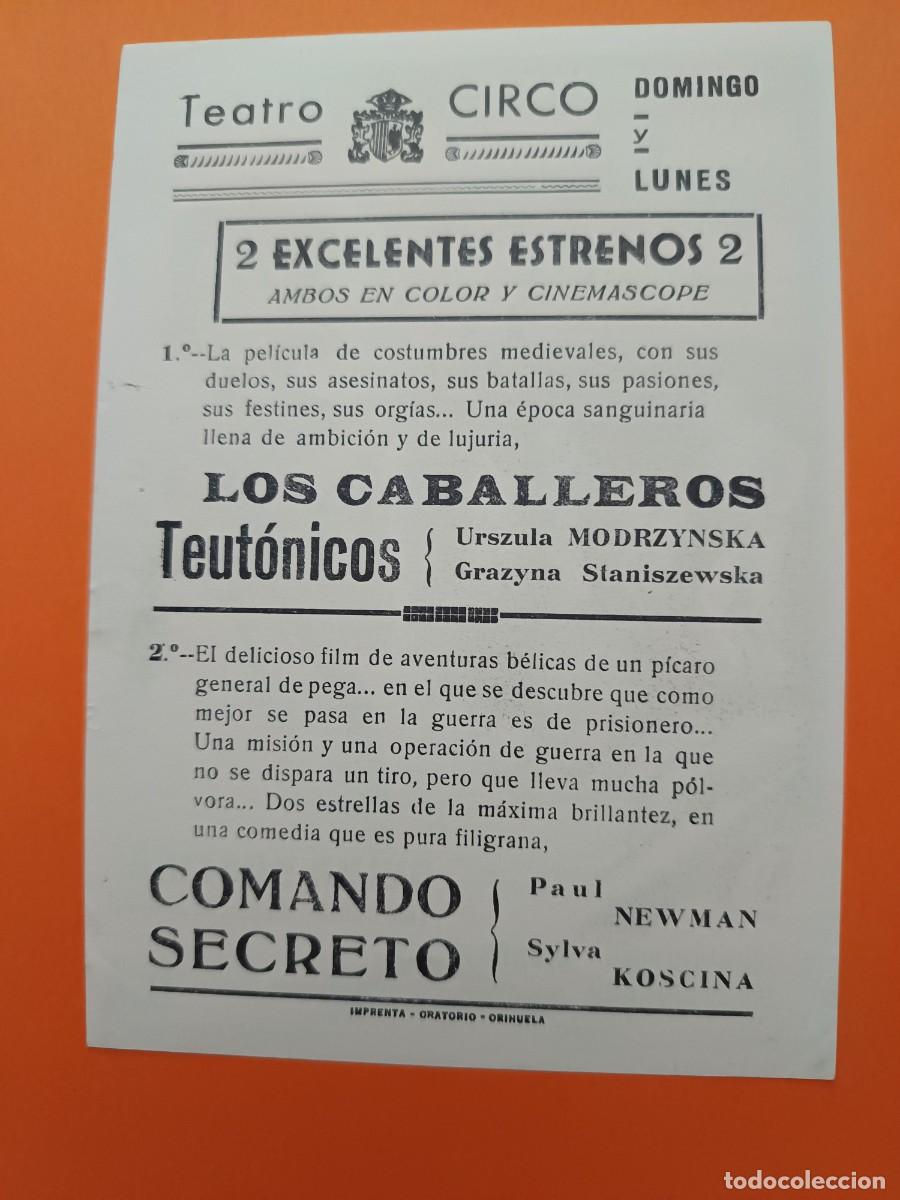 Cine: PROGRAMA DE CINE COMANDO SECRETO - Foto 2