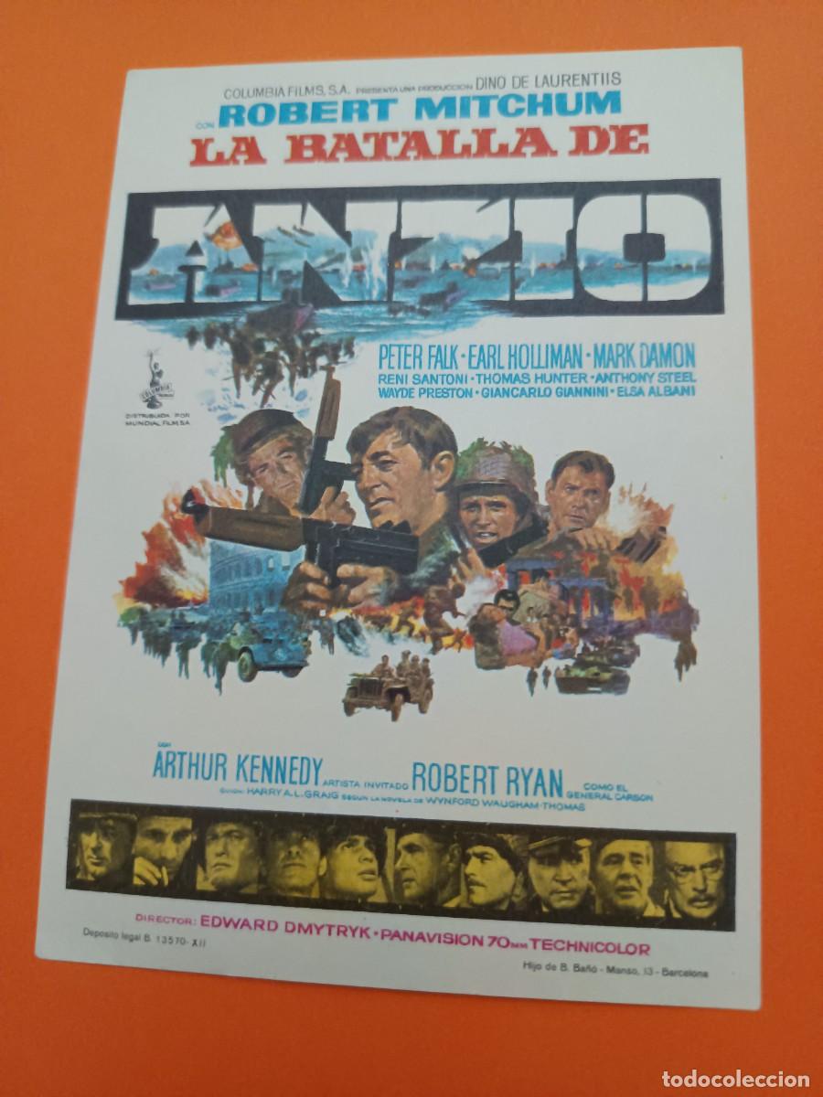 Cine: PROGRAMA DE CINE LA BATALLA DE ANZIO - Foto 1