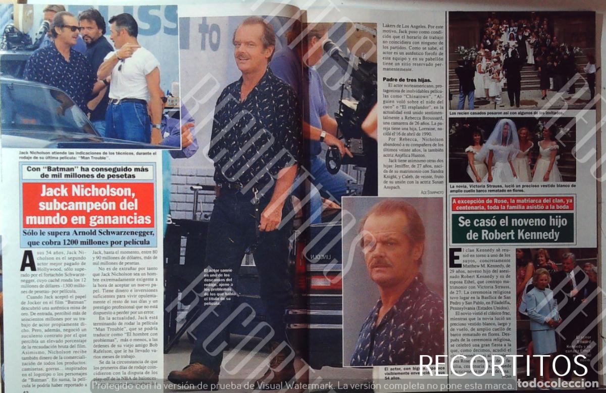 Cine: JACK NICHOLSON LA BODA DE ROBERT KENNEDY - Foto 1