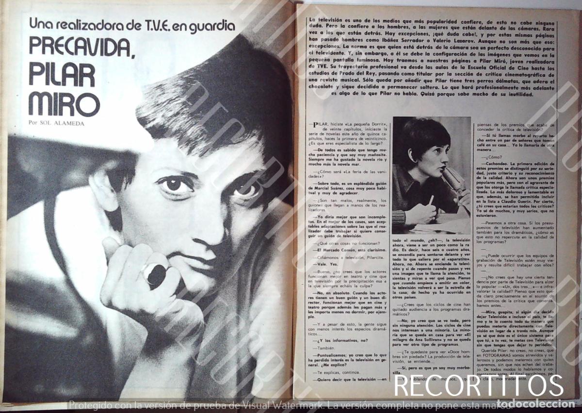 Cine: PILAR MIRO EN TVE 1972 - Foto 1