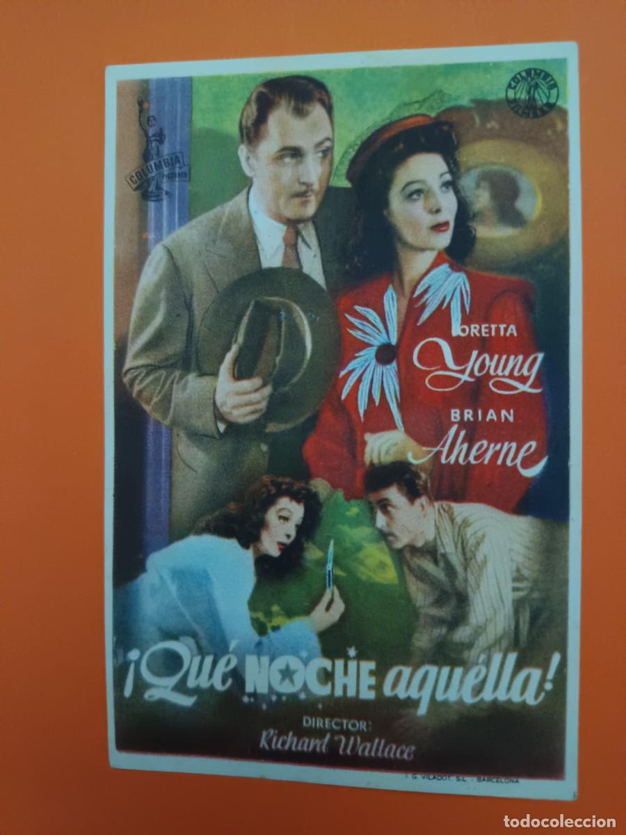 Cine: PROGRAMA DE CINE QUE NOCHE AQUELLA - Foto 1