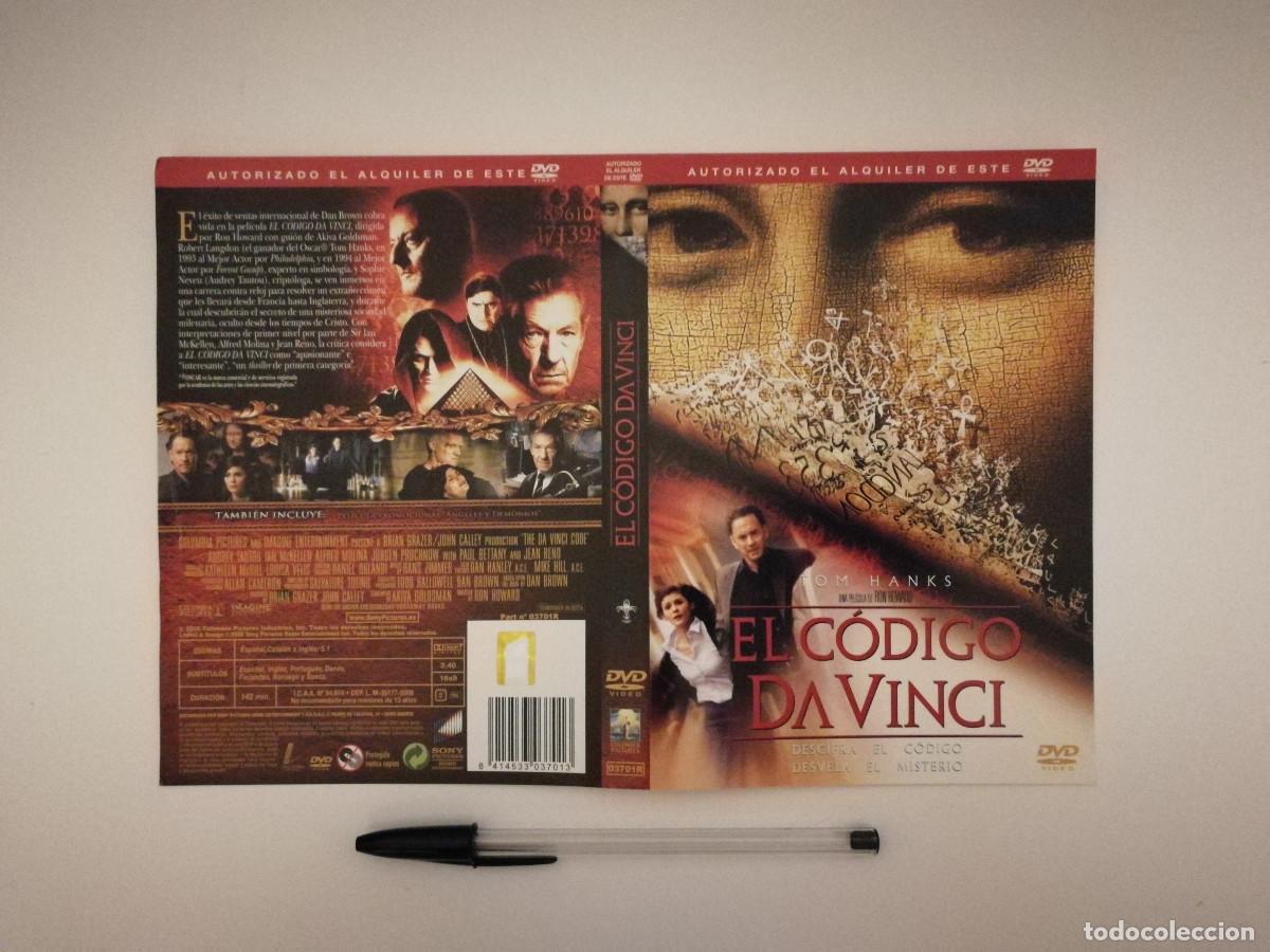 Cine: CARATULA ORIGINAL -A4- El c&oacute;digo Da Vinci - TOM HANKS - Foto 1