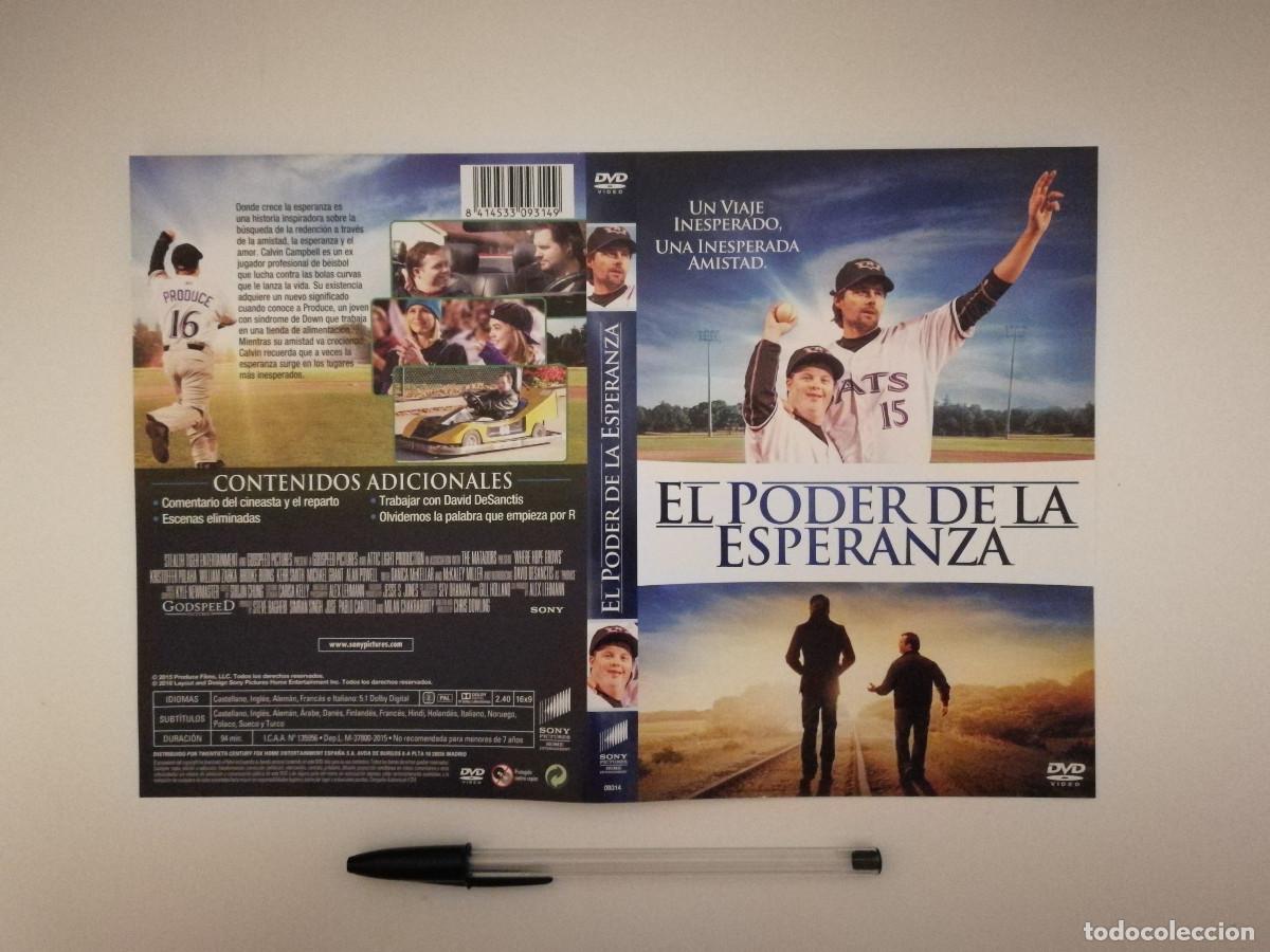 Cine: CARATULA ORIGINAL -A4- EL PODER DE LA ESPERANZA - Foto 1