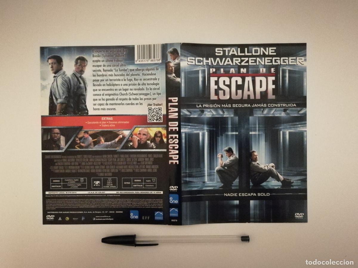 Cine: CARATULA ORIGINAL -A4- PLAN DE ESCAPE - SYLVESTER STALLONE - Foto 1