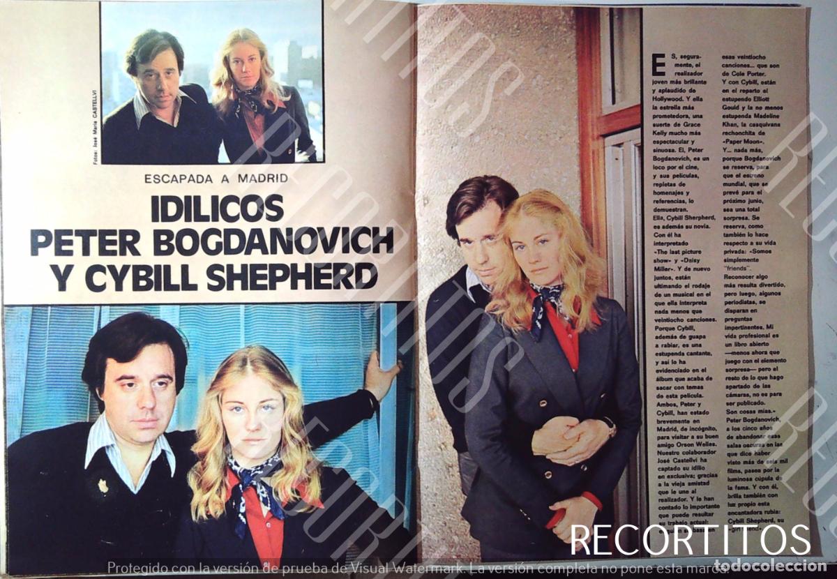 Cine: PETER BOGDANOVICH CYBILL SHEPHERD - Foto 1
