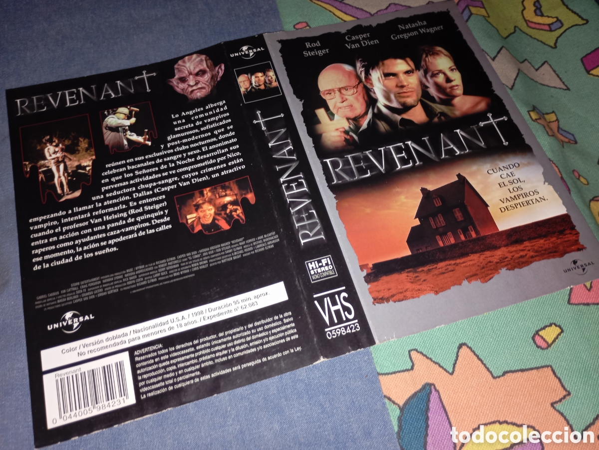 Cine: Car&aacute;tula vhs-revenant - Foto 1